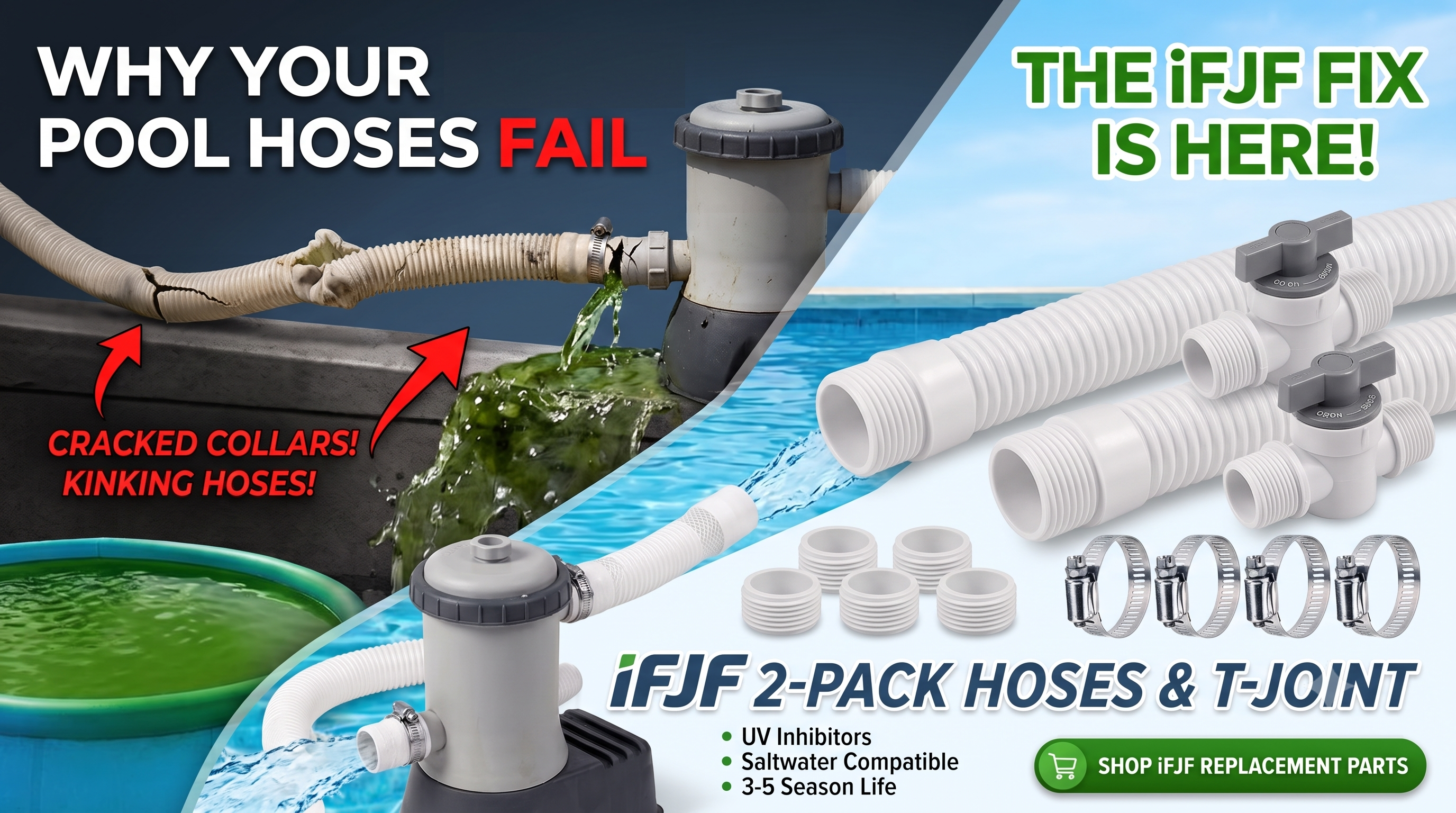 Intex Pool Hose and Adapter Replacement Guide: Fix Leaks and Restore Water Flow