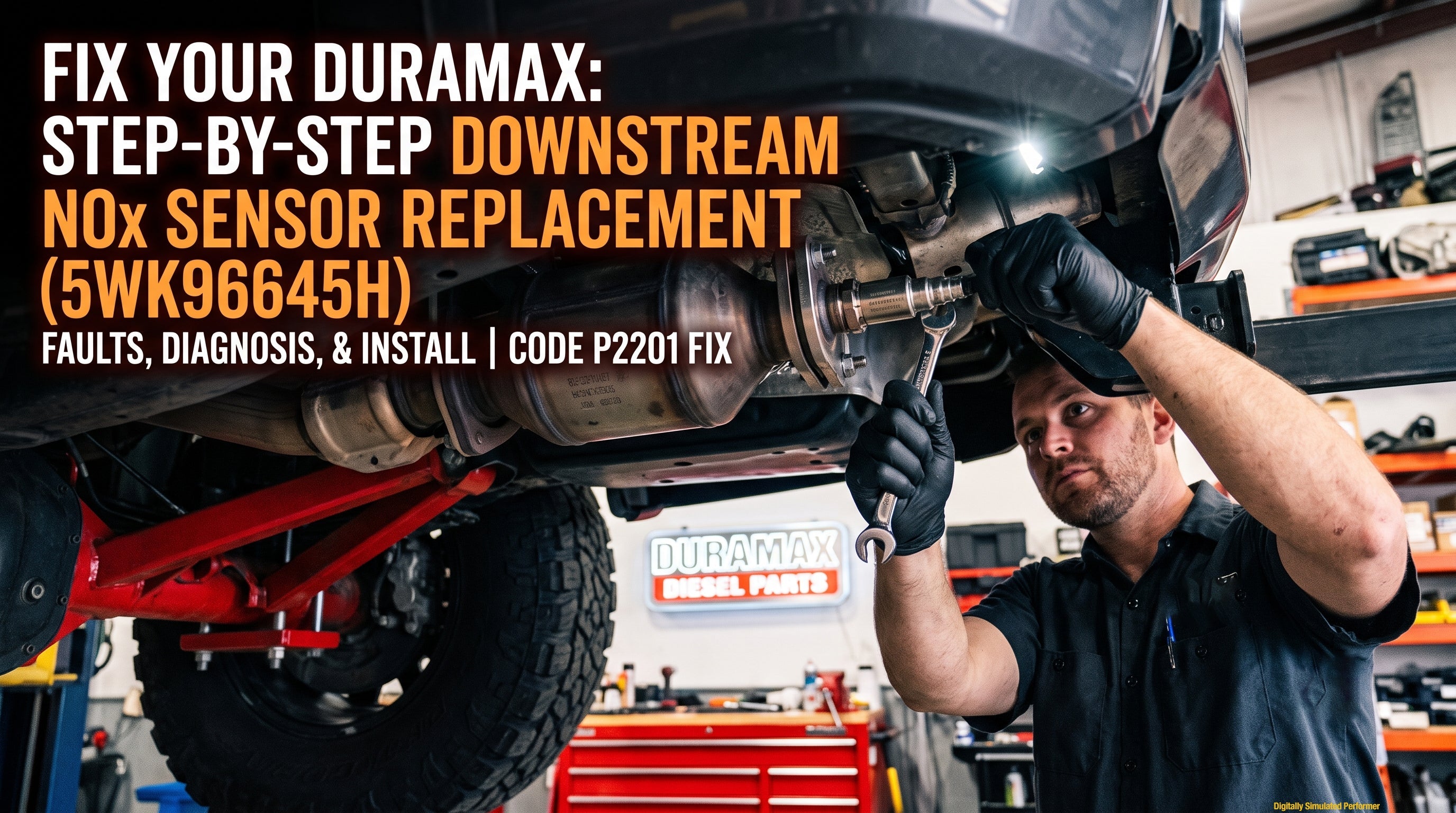 Duramax NOx Sensor Replacement: 5WK96645H Downstream Sensor Fix — Fault Codes, Diagnosis & Install