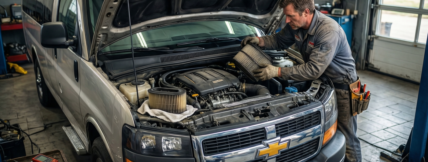 A2959C Air Filter Replacement Guide: Chevy Express & GMC Savana 2500/3500/4500 Duramax Diesel Vans