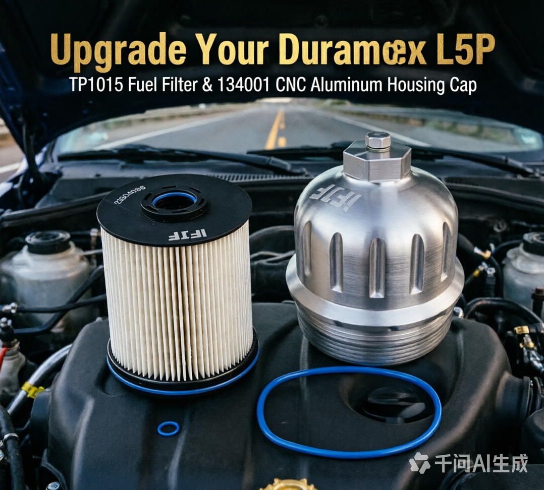 Duramax L5P Fuel Filter Housing Cap - OEM Plastic vs Aftermarket Aluminum - TP1015 Upgrade Guide