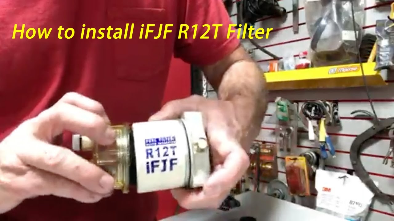 How to install iFJF R12T Fuel Filter/Water Separator 120AT NPT ZG1/4-19 - Diesel Truck Tutorial