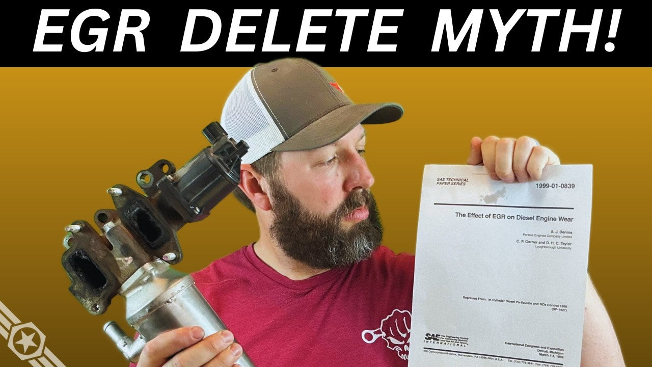 The TRUTH about EGR DELETES... Actual Science! - Diesel Truck Tutorial
