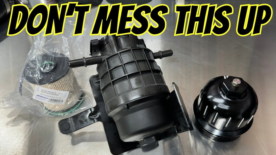 HOW TO Avoid Issues Replace Duramax 3.0 Fuel Filter - Diesel Truck Tutorial
