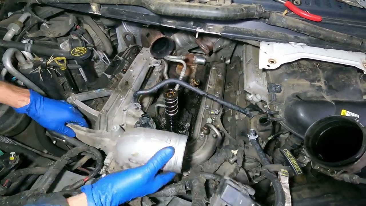 Egr cooler and Oil cooler Replacement on a 6.0 powerstroke - Diesel Truck Tutorial