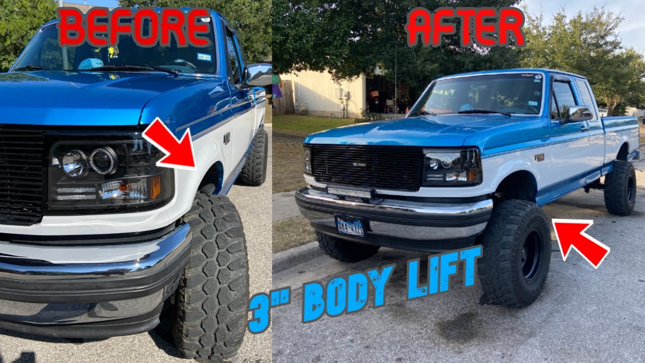 How to Install a 3" Body Lift on a 1995 Ford F-150 (OBS 2WD) — Complete Step-by-Step Guide — iFJF Direct