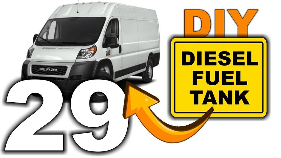 DIY ABS Diesel Fuel Tank for Camper Vans – Under-Van Installation - Diesel Truck Tutorial