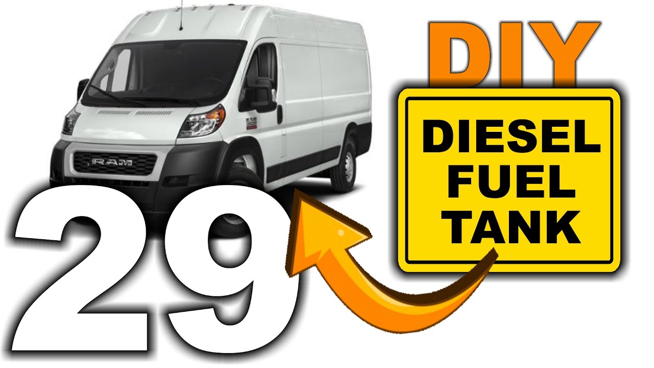 DIY ABS Diesel Fuel Tank for Camper Vans – Under-Van Installation - Diesel Truck Tutorial
