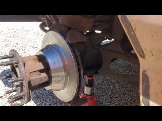 OBS F250 F350 Brake Rotor Installation