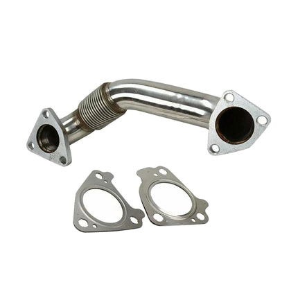 iFJF 2004.5-2010 6.6L Chevy GMC Duramax Passenger Side Up-Pipe & 3'' Downpipe Exhaust