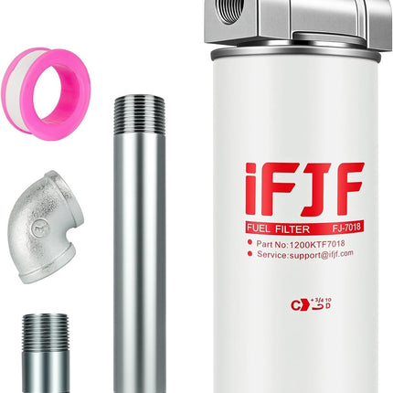 1200KTF7018 Fuel Filter Kit for Fill-Rite Transfer Pumps — Front View — iFJF