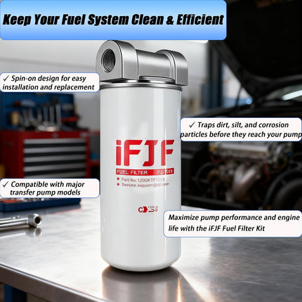 1200KTF7018 Fuel Filter Kit for Fill-Rite Transfer Pumps — Filtration Benefits — iFJF