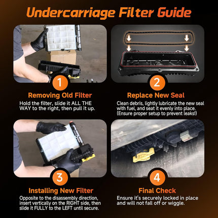 FD-4647 Fuel Filter Kit for 2017-2025 Ford 6.7L Powerstroke — Frame-Mounted Filter Installation Steps — iFJF