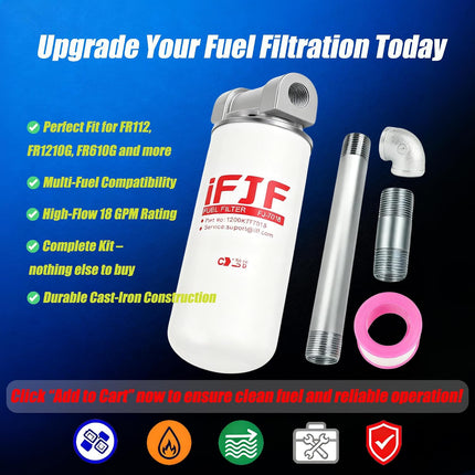 1200KTF7018 Fuel Filter Kit for Fill-Rite Transfer Pumps — Key Features Overview — iFJF
