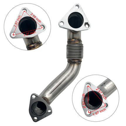 iFJF 2007.5-2010 6.6L Chevy GMC LMM Duramax Passenger Up Pipe & EGR Valve Cooler Delete Kit