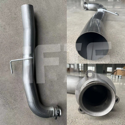 iFJF 2015.5-2016 Chevy / GMC Duramax 4" Diesel LML DPF & CAT Delete Pipe(With Muffler)