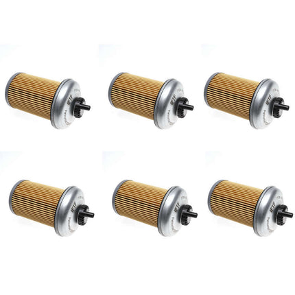 6Pcs TP1256 Fuel Filter Element for AM General Hummer 1994-2001 6.5L Chevy/GMC C1500 C2500 C3500 K1500 K2500 K3500 with Cap