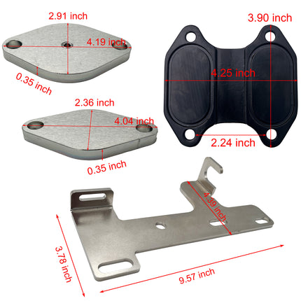 iFJF 2013-2014 6.7L Cummins Dodge Ram Cab & Chassis Throttle Valve Cooler Diesel & EGR Valve Delete Kit