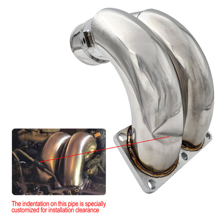 iFJF 2007-2018 6.7L Dodge RAM 2500 3500 Cummins Diesel 3.5inch High Flow Intake Manifold Elbow Tube Horn