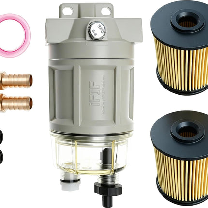 R12T Upgrade Fuel Water Separator - R12H Aluminum Alloy Spin-On Combo