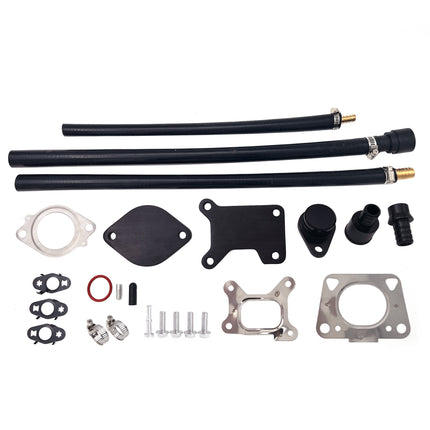 iFJF 2017-2023 6.6L Chevy GMC Duramax Diesel 3.5'' Downpipe Exhaust & Cooler EGR Valve Delete kit