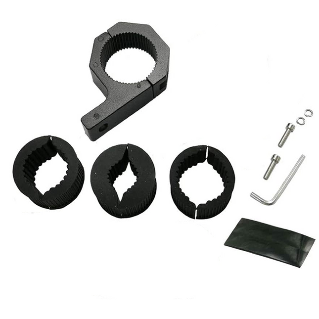 iFJF 1pc Horizontal 1/1.5/1.75/2" Off-Road Light Bar Clamp Mounting Bracket Kit