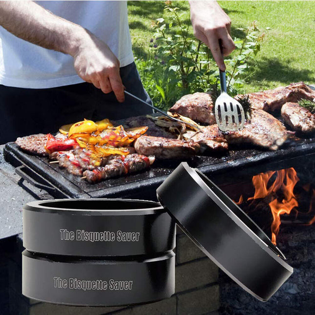 iFJF Bisquette Savers for Bradley Smoker Aluminum Wood Spacer Pucks BBQ - 3 Pack