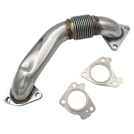 iFJF 2001-2016 6.6L Chevrolet Chevy GMC Duramax LB7 LLY LBZ LMM LML Exhaust Up-Pipe(Passenger Side)