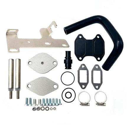 iFJF 2013-2014 6.7L Dodge Ram Cummins 3500 4'' Exhaust Tube Pipe/Cab & Chassis Throttle Valve Cooler EGR Valve Delete Kit