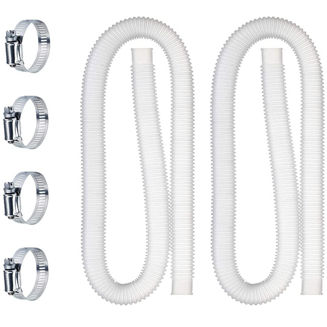 iFJF 2 X For Intex 1-1/4 inch Accessory Hose Above Ground Pool Pump Replacement 1.25"