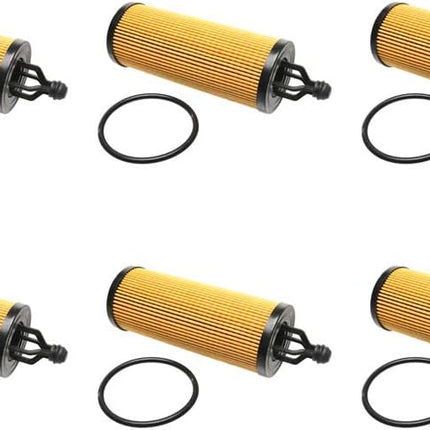 6Pcs PS-7026 Oil Filter for Pentastar 3.6L V6 Charger 2014-2019 Ram ProMaster 1500 2500 3500 2014-2020 68191349AA