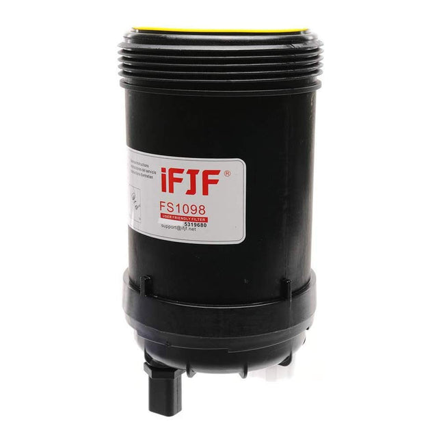 FS1098 Fuel Water Separator Fuel Filter with PCV Valve Replaces B6.7 ISB6.7 QSB6.7 ISL8.9 L9 5319680 5308722