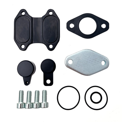 iFJF 2013-2014 6.7L Dodge Ram Cummins 3500 4'' Exhaust Tube Pipe/Cab & Chassis Throttle Valve Cooler EGR Valve Delete Kit