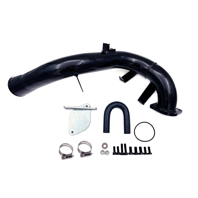 iFJF 2007-2010 6.6L Duramax LMM EGR Delete Kit High Flow Intake Elbow Pipe Tube