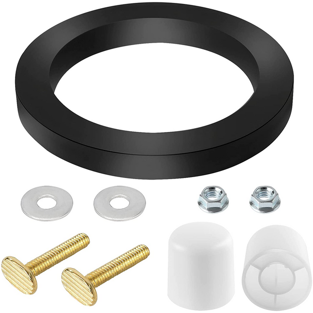 iFJF 385311653 385311652 RV Toilet Seal Kit And Mounting Hardware Compatible With Dometic 300 310 320 Series Toilets