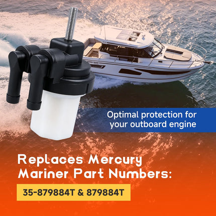 879884T Cartridge Fuel Filter for Mercury Mariner Outboard - Detail View 8 - iFJF