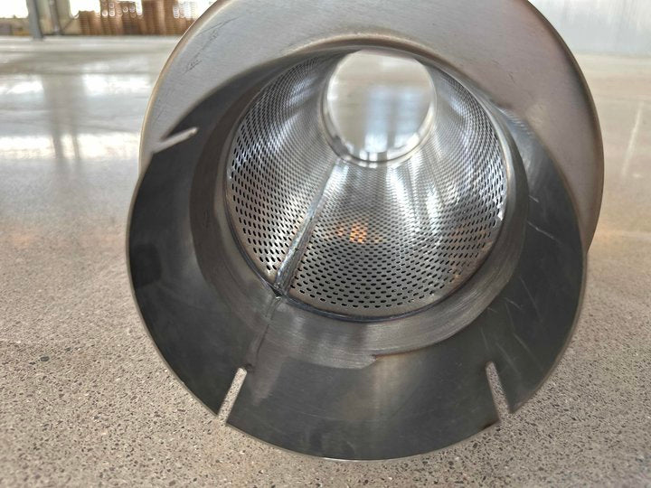 thumbnail image 2 of ALFLOW 4 Inch Diesel Exhaust Muffler – Stainless Steel Resonator Tip, 4" Inlet/Outlet 2 of 2