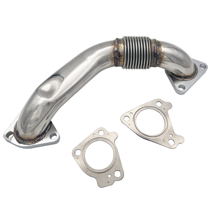 iFJF 2001-2016 6.6L Chevrolet Chevy GMC Duramax LB7 LLY LBZ LMM LML Exhaust Up-Pipe(Passenger Side)