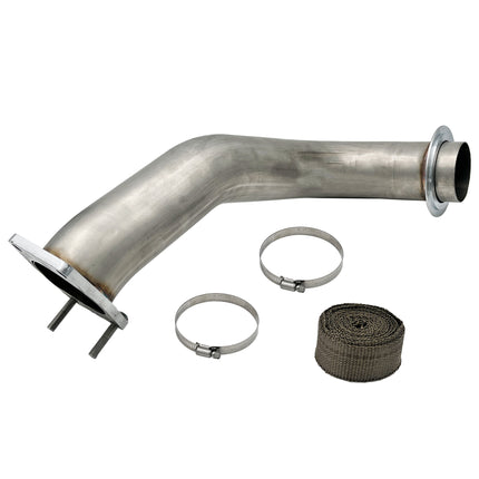 iFJF 2017-2023 6.6L Chevy GMC Duramax Diesel 3.5'' Downpipe Exhaust & Cooler EGR Valve Delete kit