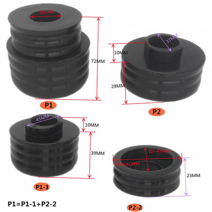 iFJF KF04050BK Body Mount Bushing Kits For 99-2017 Ford F-250/F-350 Super Duty