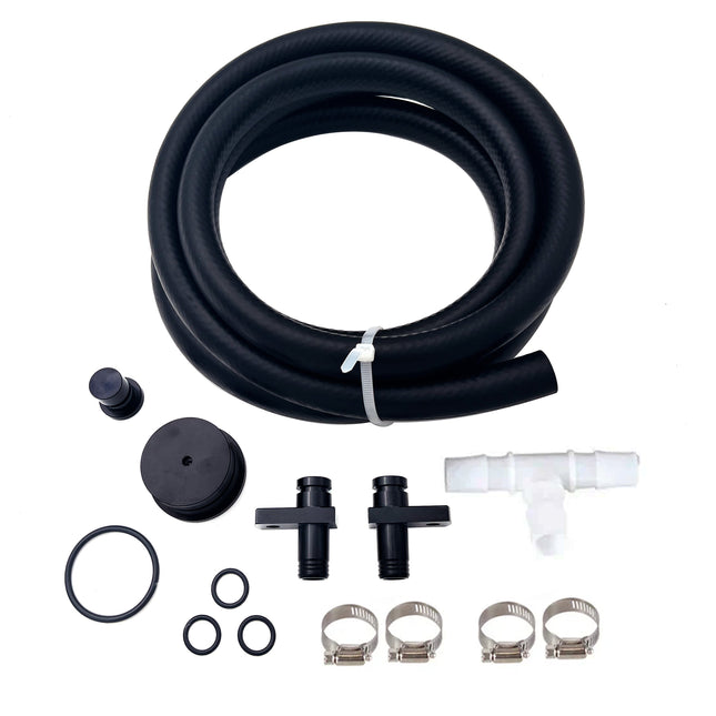 iFJF 2004-2010 6.6L GMC Chevrolet Duramax Diesel Turbo Piping Kit CCV PCV Reroute Kit Generic