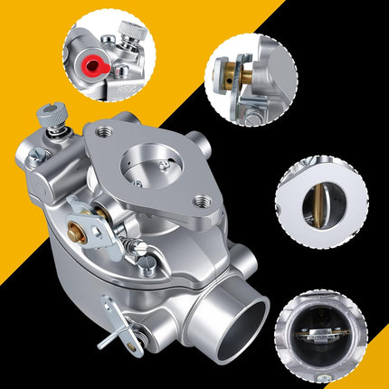 181643M91 Carburetor for Massey Ferguson TE20 TO20 TO30 — Installed View