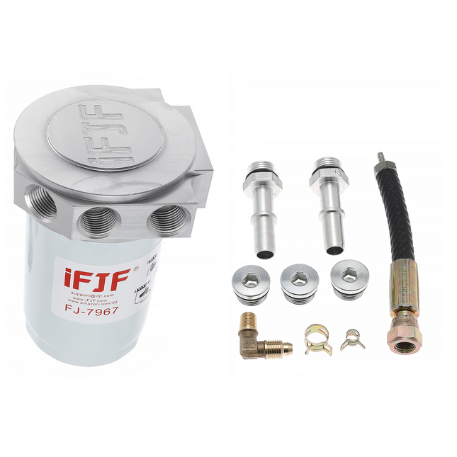 2011-2020 F250 F350 F450 F550 6.7L Powerstroke Diesel Engine Fuel Filter Conversion Kit, Replaces 121003
