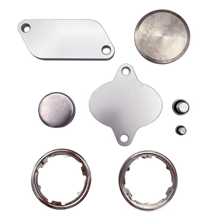 iFJF 2007-2010 Cummins ISX CM871 EGR Plug Kit Stage 2 Plates and Plugs Aluminum Generic