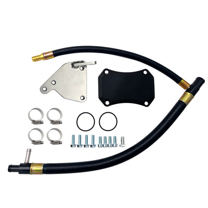 iFJF 2011-2015 6.6L Chevy Silverado GMC Sierra Duramax 4" DPF Delete Pipe & Cooler EGR Valve Delete Kit