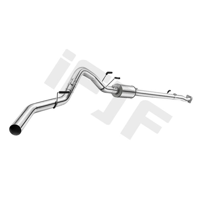 iFJF 2011-2022 6.7L Ford 4″ Powerstroke Down-pipe Back DPF Delete Race Pipe(With Muffler)