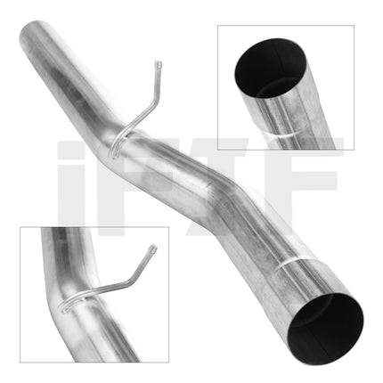 iFJF 2015.5-2016 Chevy / GMC Duramax 4" Diesel LML DPF & CAT Delete Pipe(With Muffler)