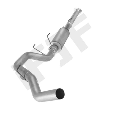 iFJF 2013-2018 6.7L Dodge Ram Cummins 4" Downpipe Back Exhaust  DPF Delete Pipe (With Muffler)