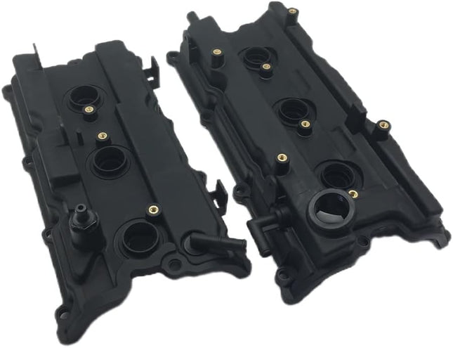 iFJF Engine Valve Cover for VQ35DE V6 3.5L 2002-2004 I35 2002-2006 Altima 2002-2008 Maxima Replaces 13264-7Y000 13264-7Y010 264-984 Front and Rear