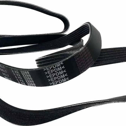 iFJF 6PK2280 Serpentine Belt 6 Ribs 89.76 inch for Terraza 2005 Uplander 2005 Express 2500 2001 EPDM