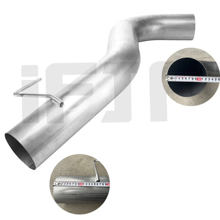 iFJF 2013-2018 6.7L Dodge Ram Cummins Diesel 5″ Turbo Back Exhaust DPF Delete Pipe (With Muffler)